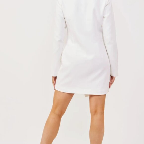 White Blazer Dress - Picture 3 of 3